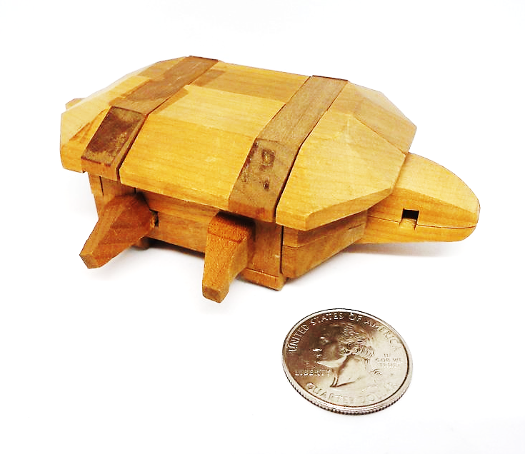 Mini Puzzle 3D en bois « Noeud»