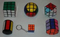 lot of 6 Rubik-type puzzles