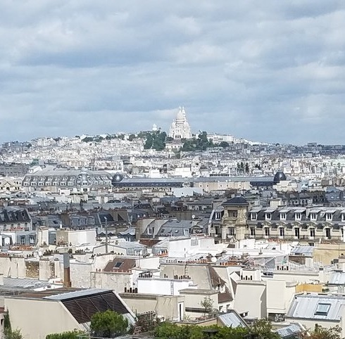 IPP37 Paris sights - Sacre Coeur from Centre Pompidou
