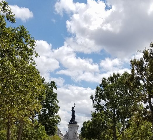 IPP37 Paris sights - Marianne at Place de la Republique